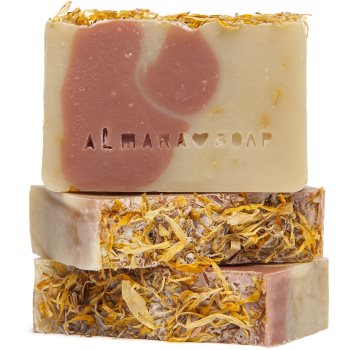 Almara Soap Natural Calendula săpun natural pentru piele uscata si sensibila - imagine 2